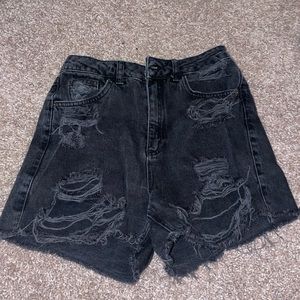 Top shop jean shorts
